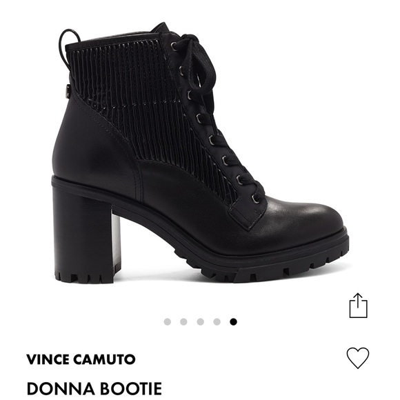 Vince Camuto Donna black size 7 combat boots - Picture 3 of 8